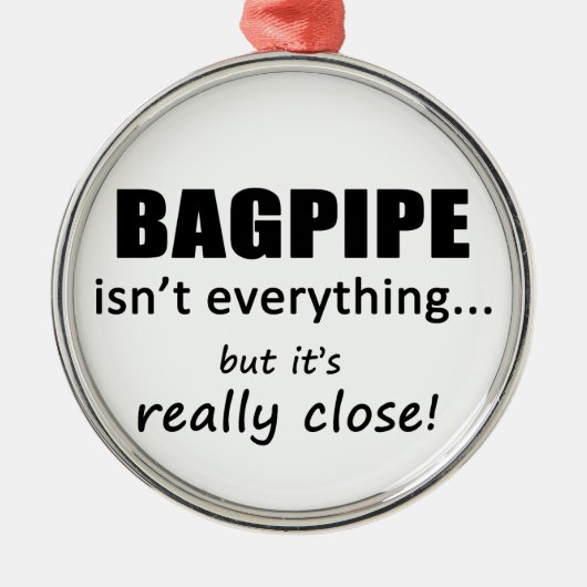 Bagpipe ist nicht alles ornament aus metall (Vorne)