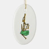 Bagpipe Keramik Ornament (Rechts)