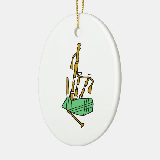 Bagpipe Keramik Ornament (Links)