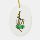 Bagpipe Keramik Ornament (Hinten)