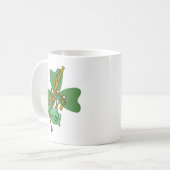 Bagpipe Kleeblatt Kaffeetasse (Vorderseite Links)
