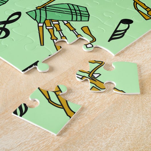 Bagpipe Kleeblatt Puzzle (Seite)