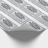 Bagpipe-Lizenz Geschenkpapier (Ecke)