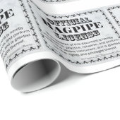 Bagpipe-Lizenz Geschenkpapier (Rolleneckpunkt)