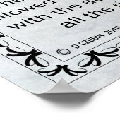 Bagpipe-Lizenz Poster (Ecke)