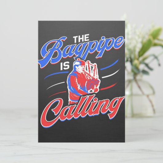 Bagpipe Music Player Ankündigung (Stehend Vorderseite)