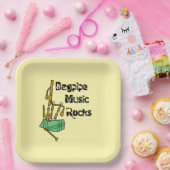 Bagpipe Music Rocks Pappteller (Party)