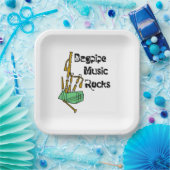 Bagpipe Music Rocks Pappteller (Party)