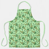 Bagpipe Musiknote Pattern Schürze (Vorderseite)