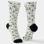 Bagpipe Musiknote Pattern Socken (Gewinkelt)