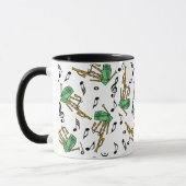 Bagpipe Musiknote Pattern Tasse (Links)