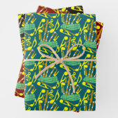 Bagpipe Musiknoten Geschenkpapier Set (Beispiel)