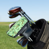Bagpipe Musiknotens Pattern Golf Headcover (In Situ)