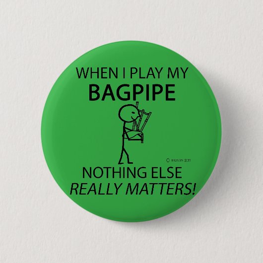 Bagpipe Nichts anderes zählt Button (Vorderseite)