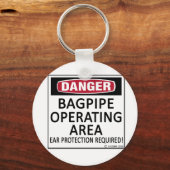 Bagpipe-Operationsfläche Schlüsselanhänger (Vorderseite)