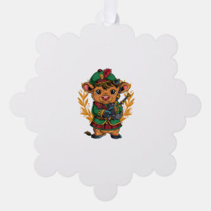 Bagpipe Ornament Karte
