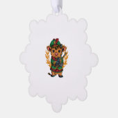 Bagpipe Ornament Karte (Linke Ecke)