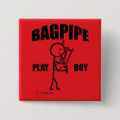 Bagpipe Play Boy Button (Vorderseite)