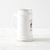 Bagpipe Player in Red Kilt Bierglas (Vorderseite Links)