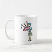 Bagpipe Playing Kaffeetasse (Links)