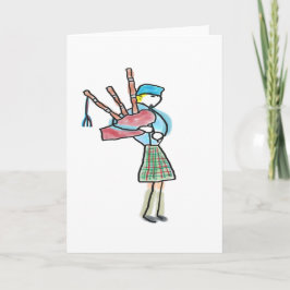 Bagpipe Playing Karte