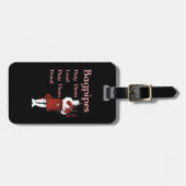 Bagpipe spielt sie Loud Gepäckanhänger (Vorderseite horizontal)