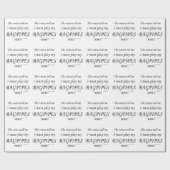 Bagpipe Stimmen sagen, sie müssen spielen Geschenkpapier (Flach)