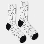 Bagpipe Text-Kleeblatt Socken (Rechts)