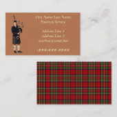 Bagpipe Visitenkarte (Vorne/Hinten)