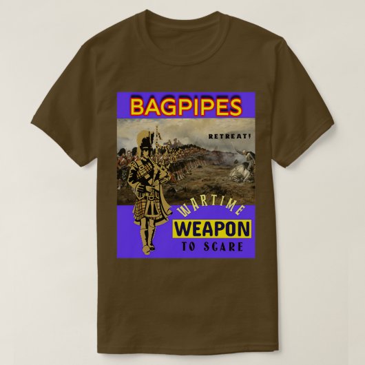 Bagpipe Weapon of War 8 T-Shirt (Design vorne)