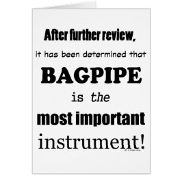 Bagpipe wichtigstes Instrument