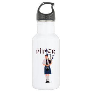 Bagpiper - Blue Kilt Trinkflasche