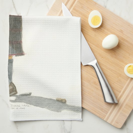 Bagpiper Geschirrtuch (Viertel Falte)