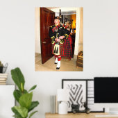Bagpiper Poster (Heimbüro)