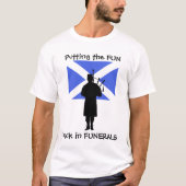Bagpiper Spaß T-Shirt (Vorderseite)