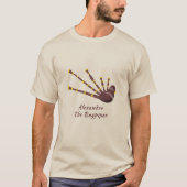 Bagpiper T-Shirt (Vorderseite)