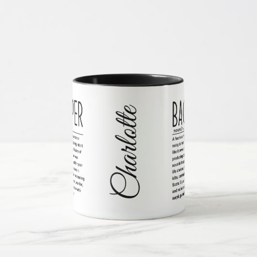 Bagpiper Tasse (Zentrum)