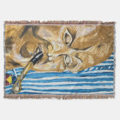 Bagpiper Throw Blanket Decke (Vorderseite)