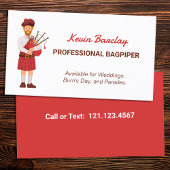 Bagpiper Visitenkarte