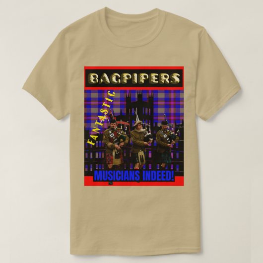Bagpipers Fantastische Musiker 2 T-Shirt (Design vorne)