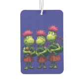 Bagpipers für Burns Supper Scottish Thistles Autolufterfrischer (Rückseite)