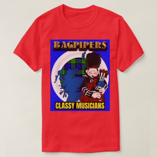 Bagpipers - Klassische Musiker 8 T-Shirt (Design vorne)