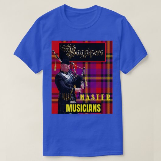 Bagpipers Master Musicians T-Shirt (Design vorne)