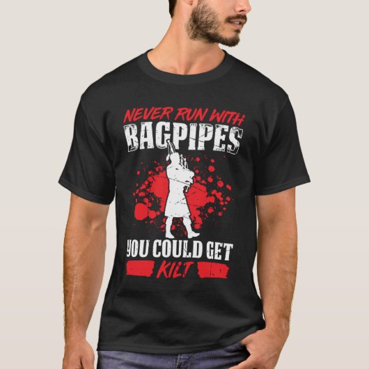 Bagpipes For Bagpiperist Bagpipe Player Bagpiping T-Shirt (Vorderseite)