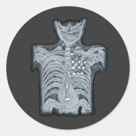 Bagpipes in your heart - Scottish Ed. Sticker