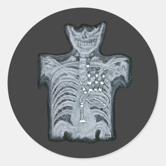 Bagpipes in your heart - Scottish Ed. Sticker (Vorderseite)