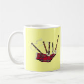 Bagpipes-Tasse Kaffeetasse (Links)
