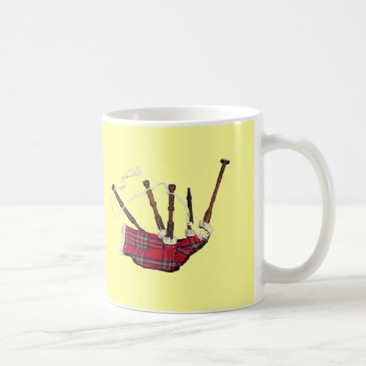 Bagpipes-Tasse Kaffeetasse (Rechts)
