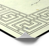 Bagua mit Affirmations Poster (Ecke)