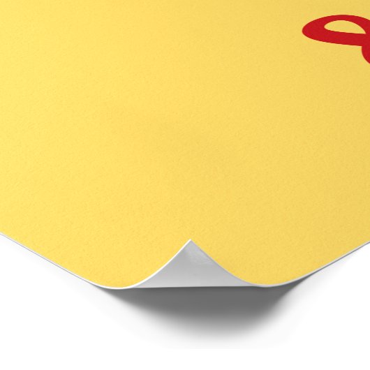 Bagua Red - FengShui Poster (Ecke)